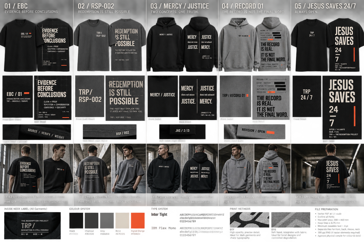 TRP Germany westernprint faith streetwear capsule