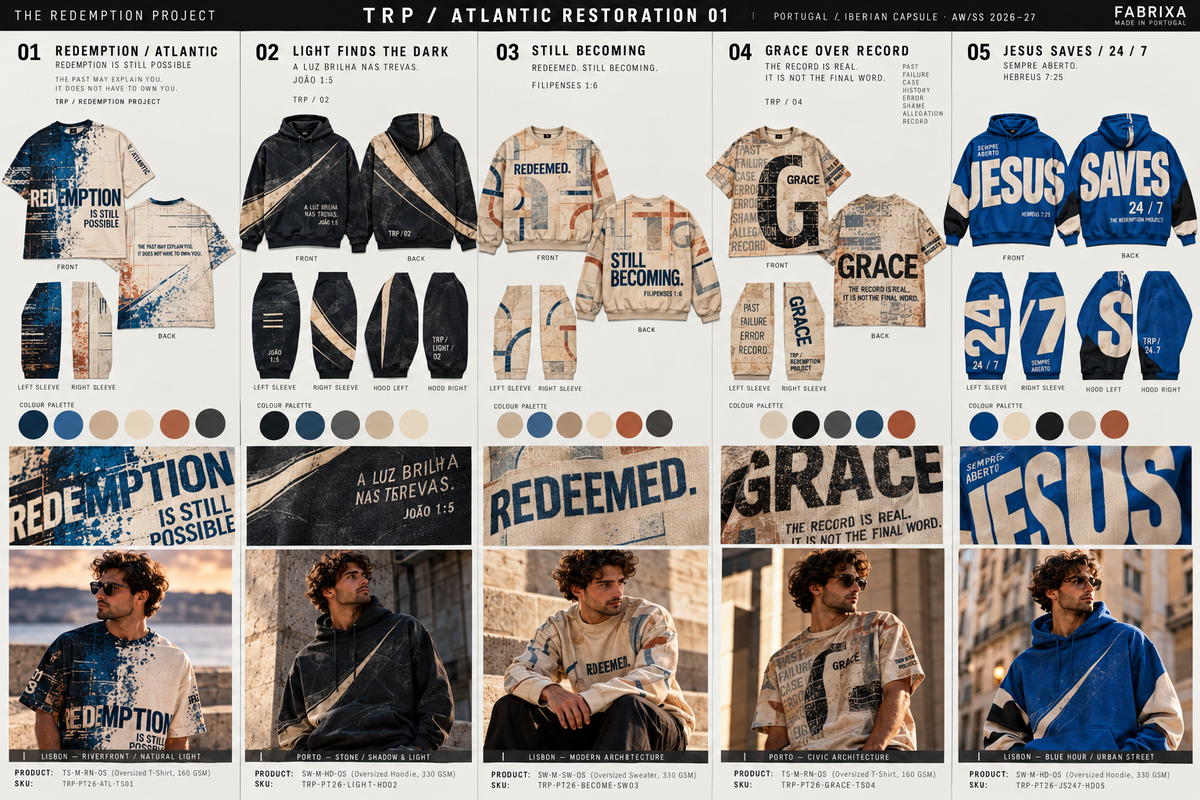 TRP Portugal Atlantic faith streetwear capsule